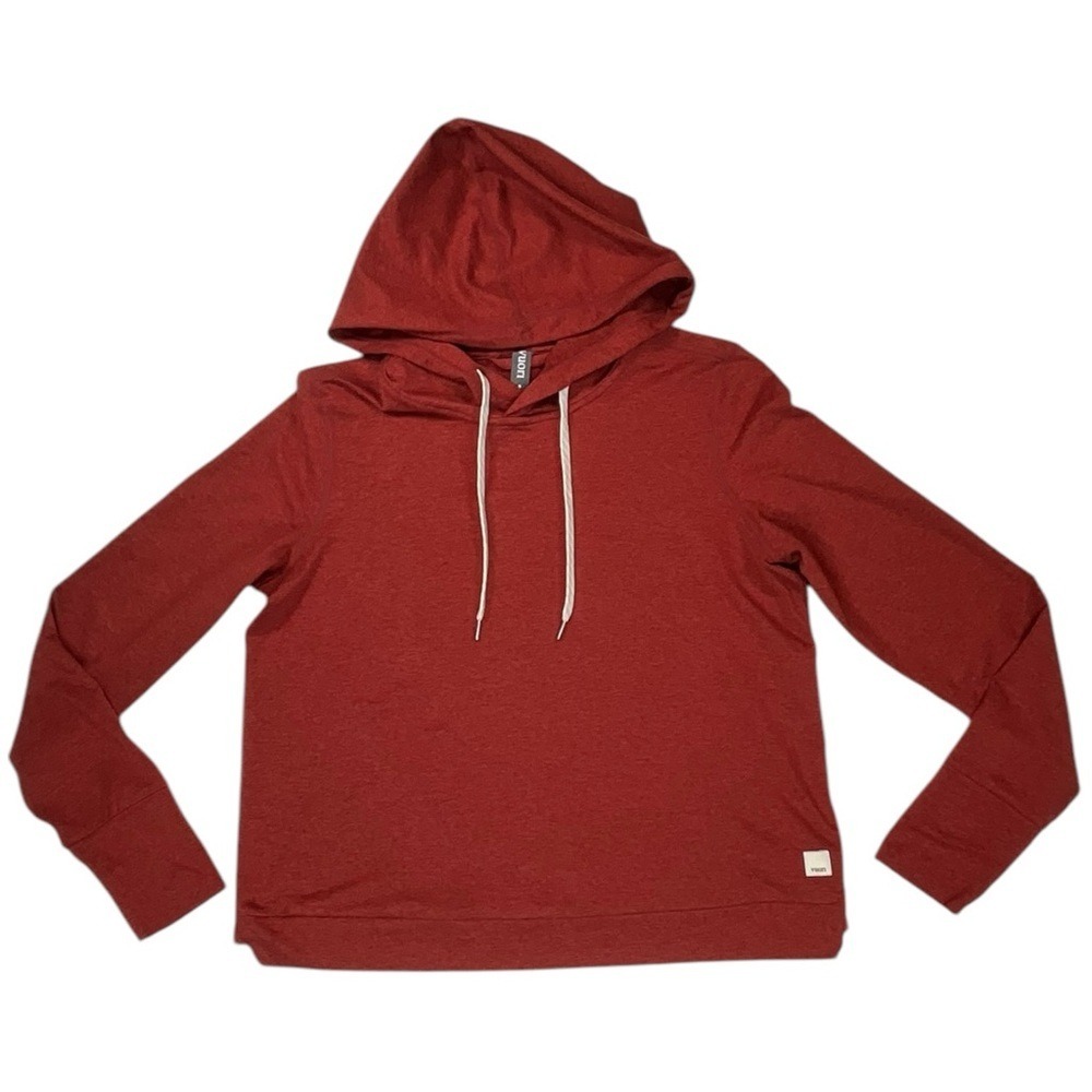 Vuori Halo Essential Hoodie Currant Heather Size Small VW226